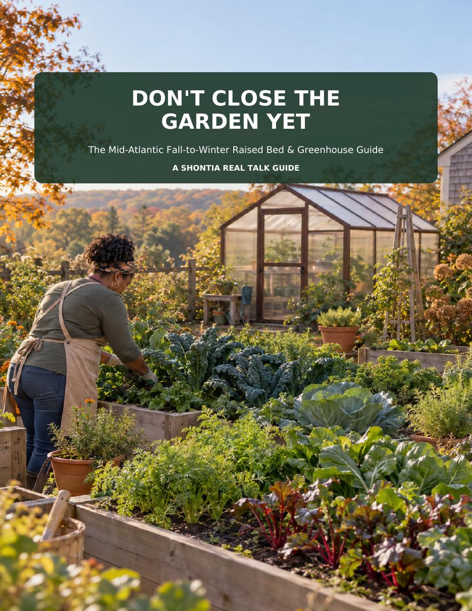 Don't Close the Garden Yet