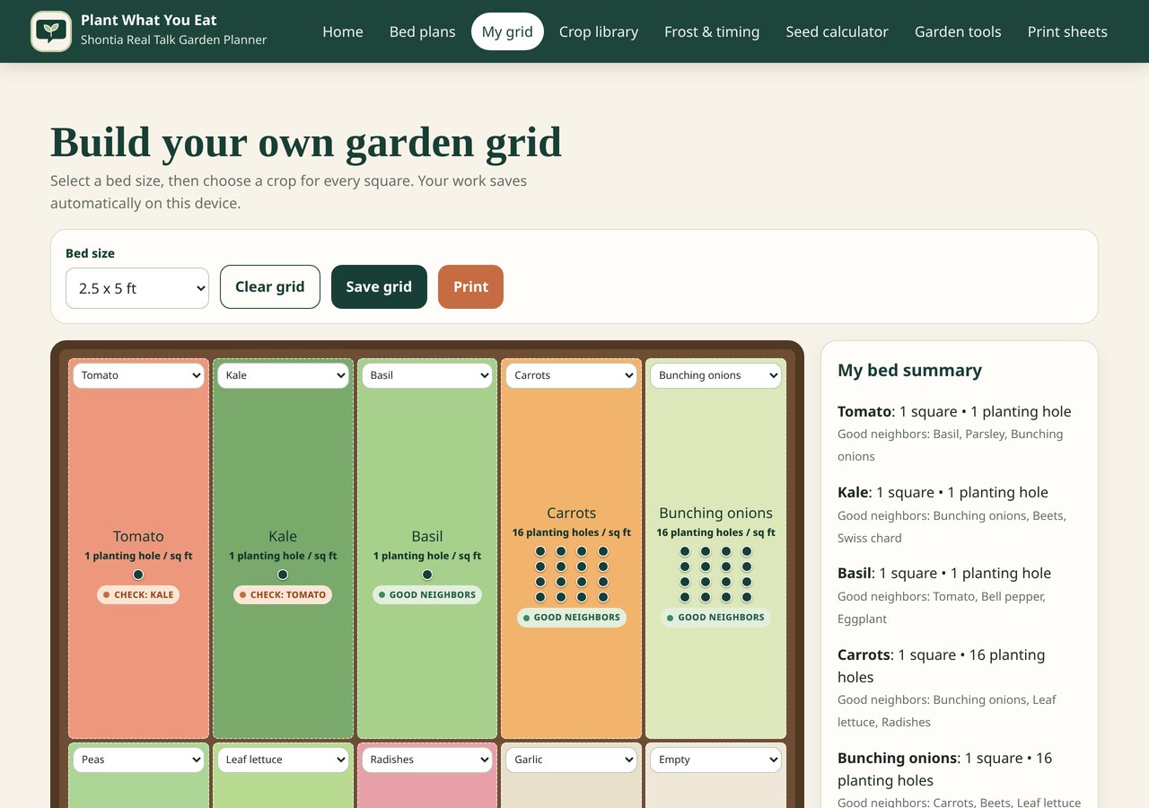 My Grid — build your own bed